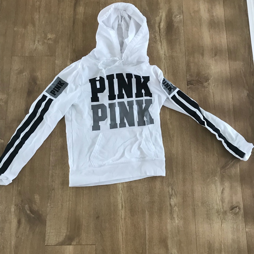 PINK BRAND WHITE SWEATSHIRT